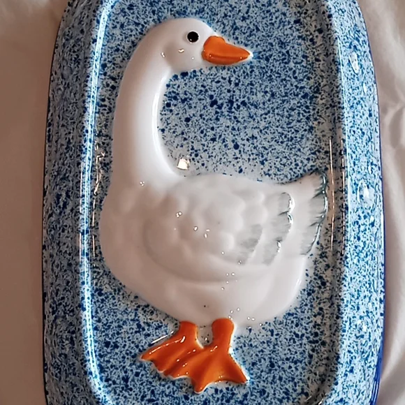 Vintage GAILSTYN-SUTTON Ceramic Goose Wall Farmhouse Decor. Hand Painted. - Picture 11 of 16